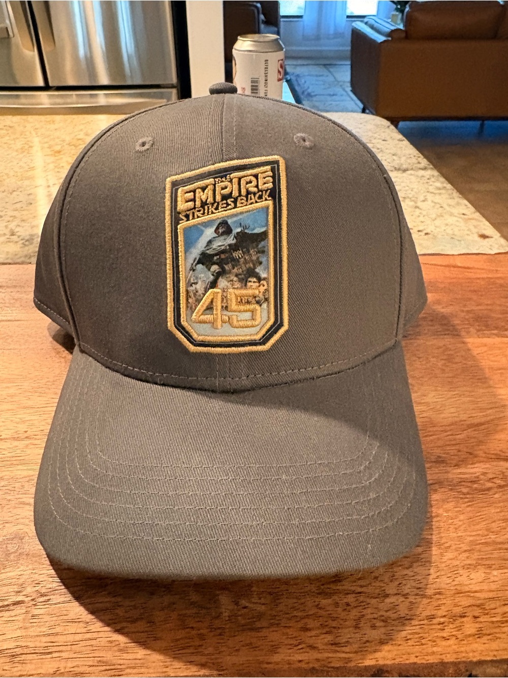 Empire Strikes Back 45 anniversary Graphic Patch Gray Baseball Cap